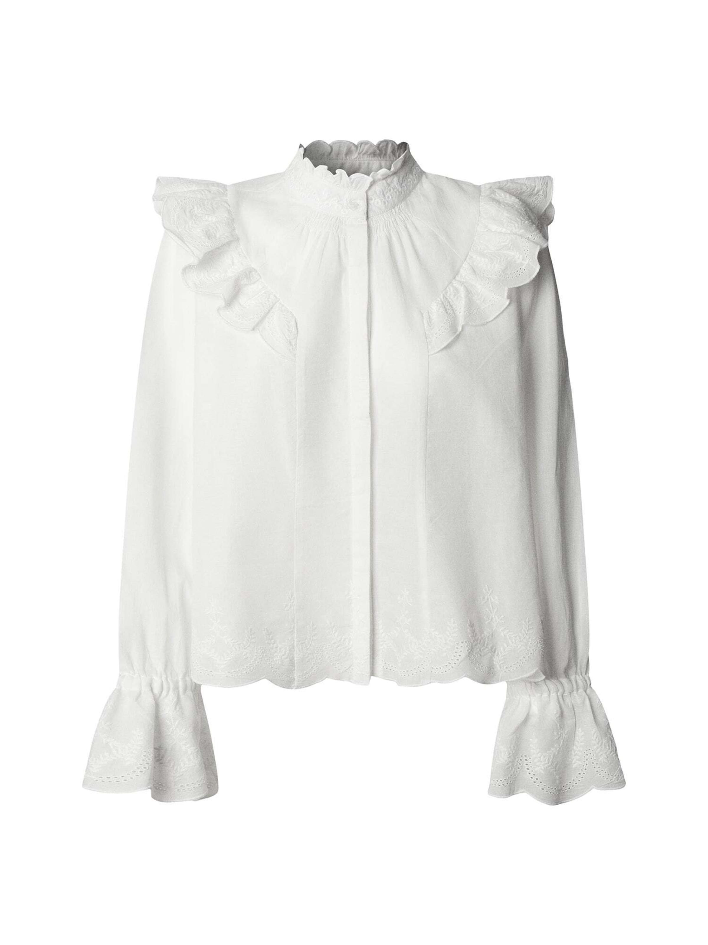 Pepe Jeans Blouse 'Bella' in Wit: voorkant