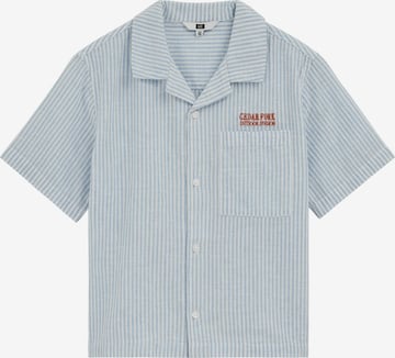 WE Fashion Regular Fit Paita värissä sininen: etupuoli