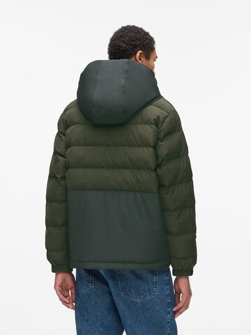 KARL LAGERFELD JEANS Zimska jakna | zelena barva