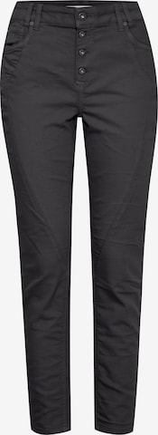 Pantalon 'PZRosita' PULZ Jeans en noir : devant