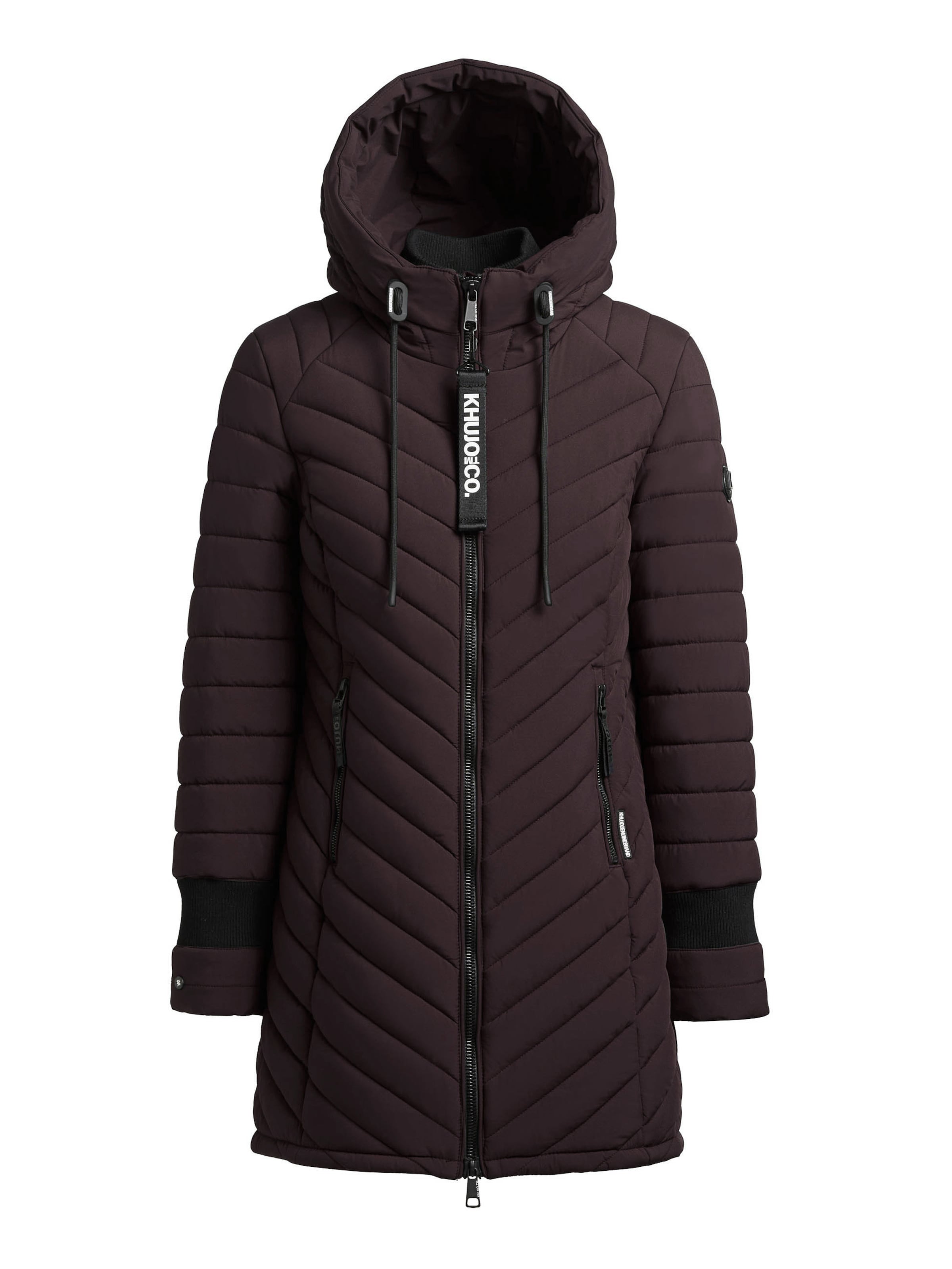 khujo Winter coat 'Nita4' in Purple: front