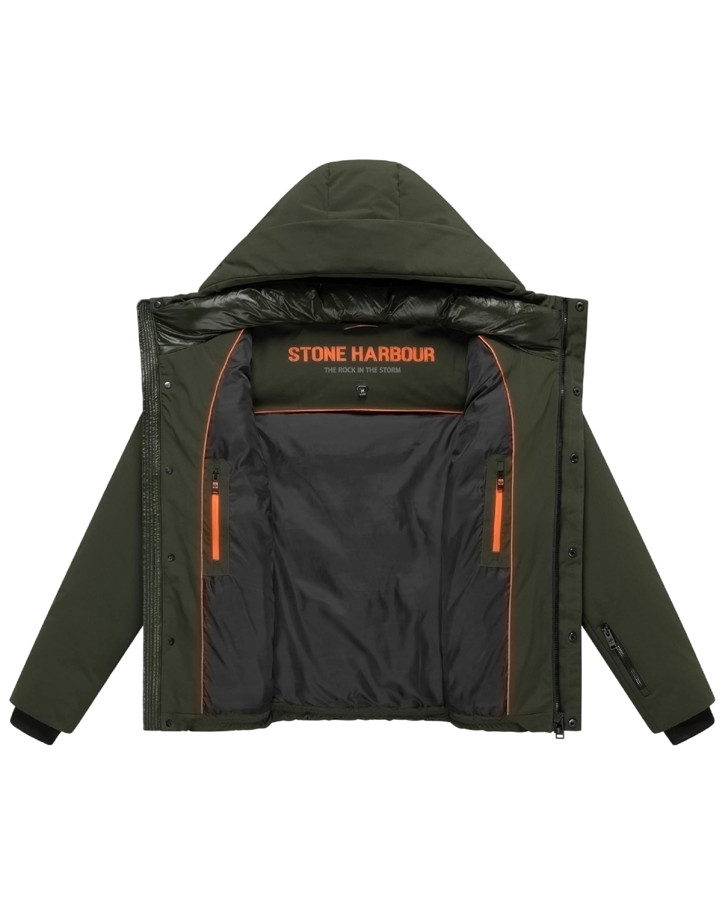 STONE HARBOUR Winterjas 'Nerioo XX' in Groen