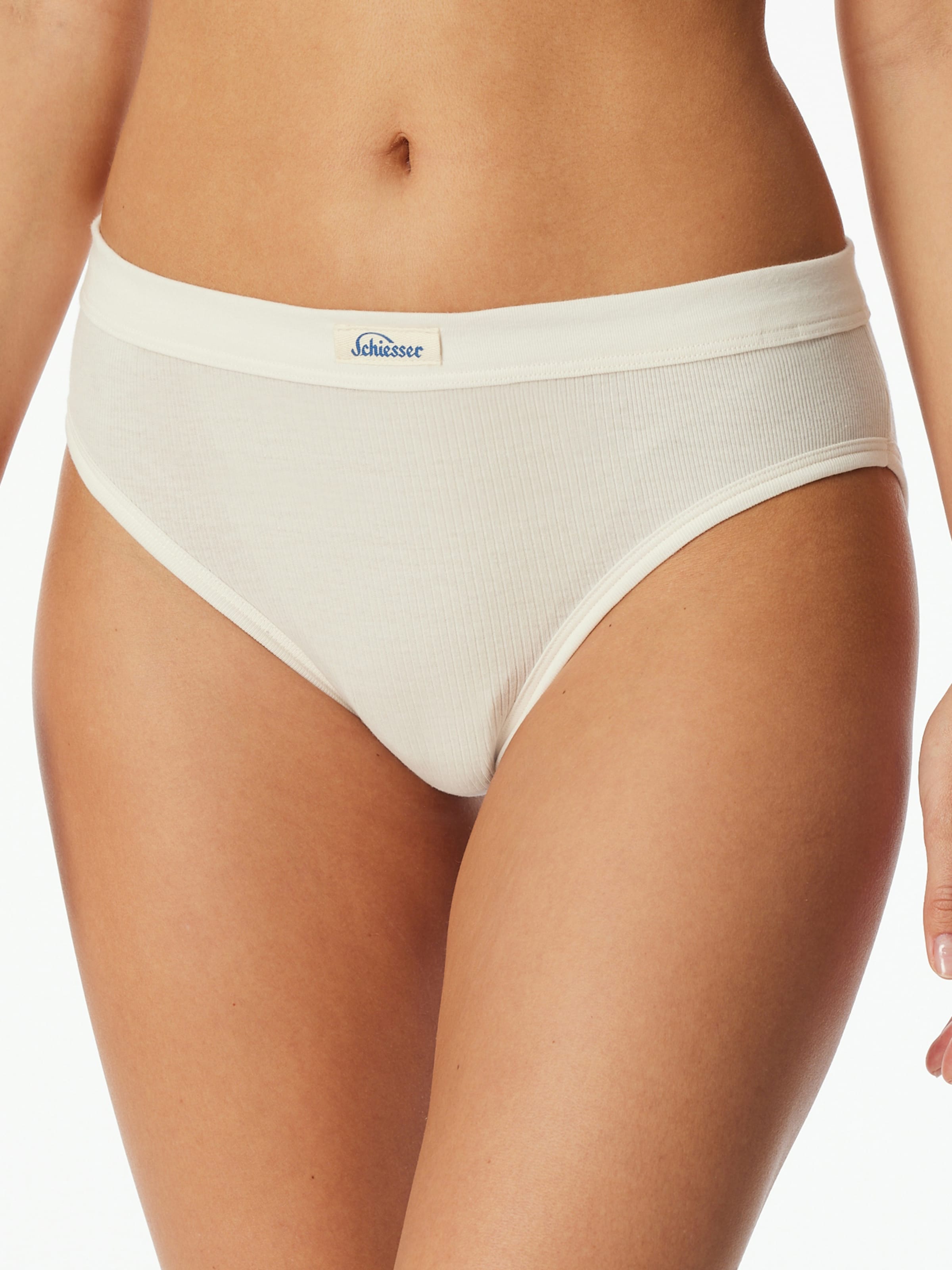 Slip ' Feinripp - Revival Paula ' SCHIESSER en blanc : devant