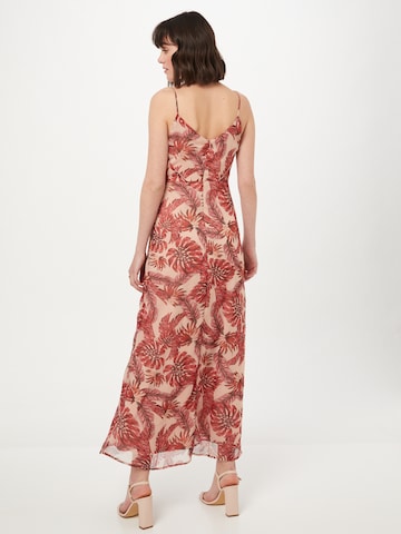 VILA فستان صيفي 'AMARYLLIS' بلون أحمر