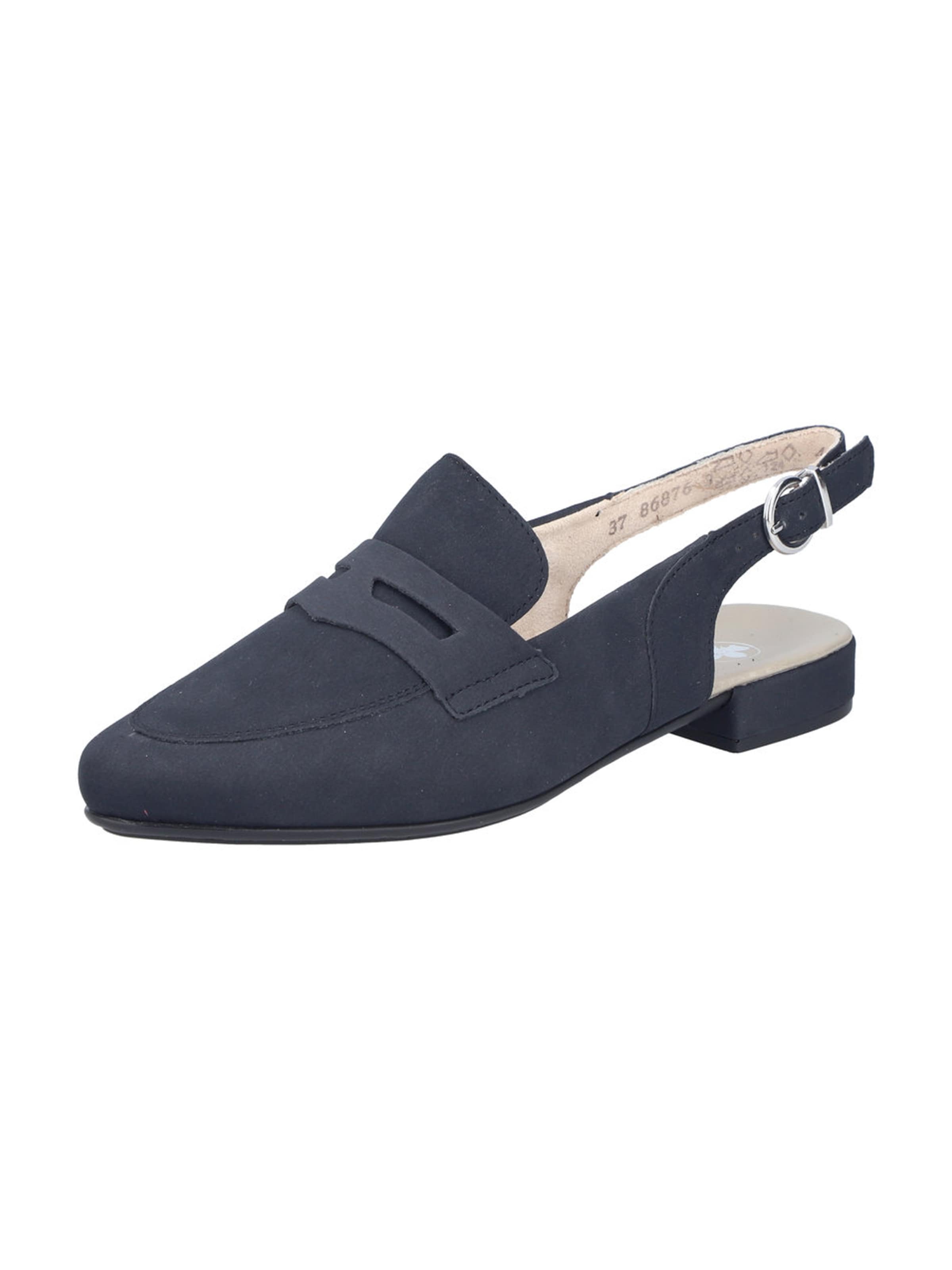 Rieker Лодочки с открытой пяткой в Синий: спереди