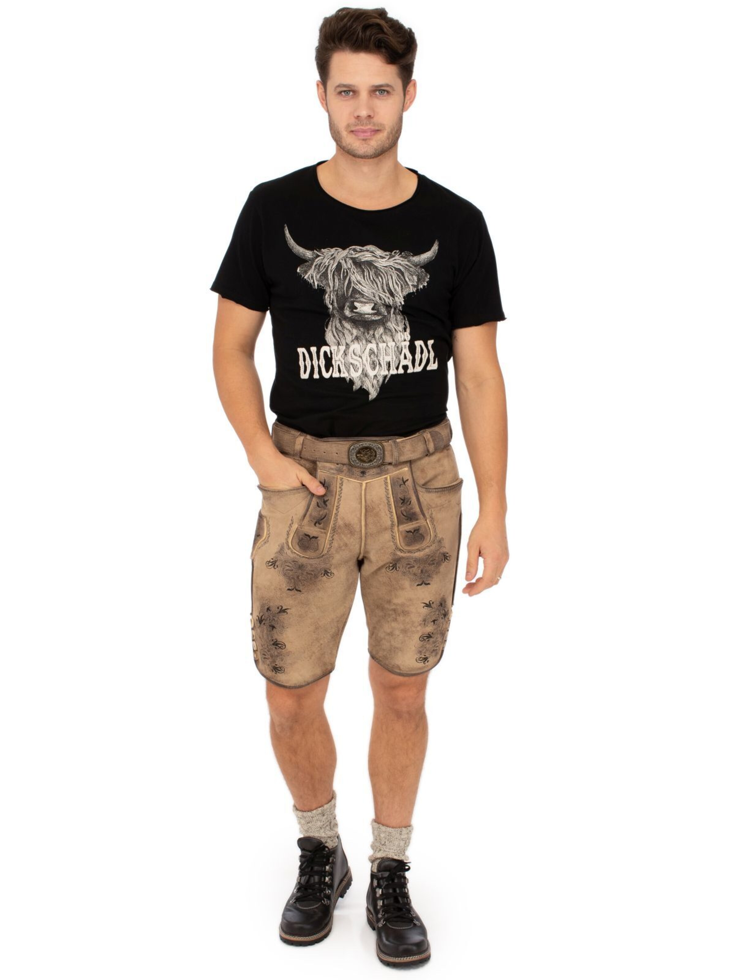 Schweigerts Regular Trachtenhose 'BUCHNER'‌‌‌‌‌‌ in Braun