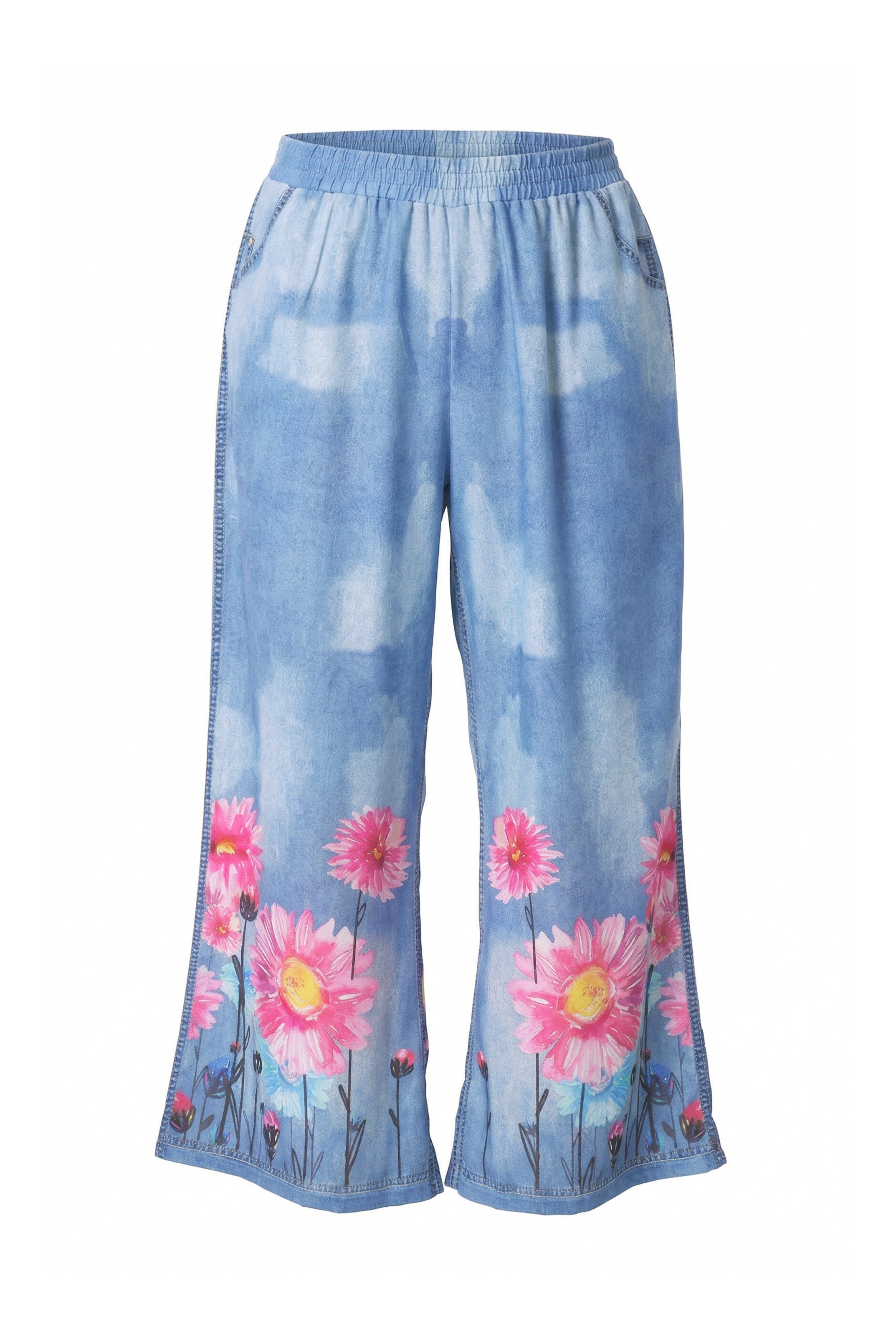 MIAMODA Loosefit Hose in Blau: Vorderseite