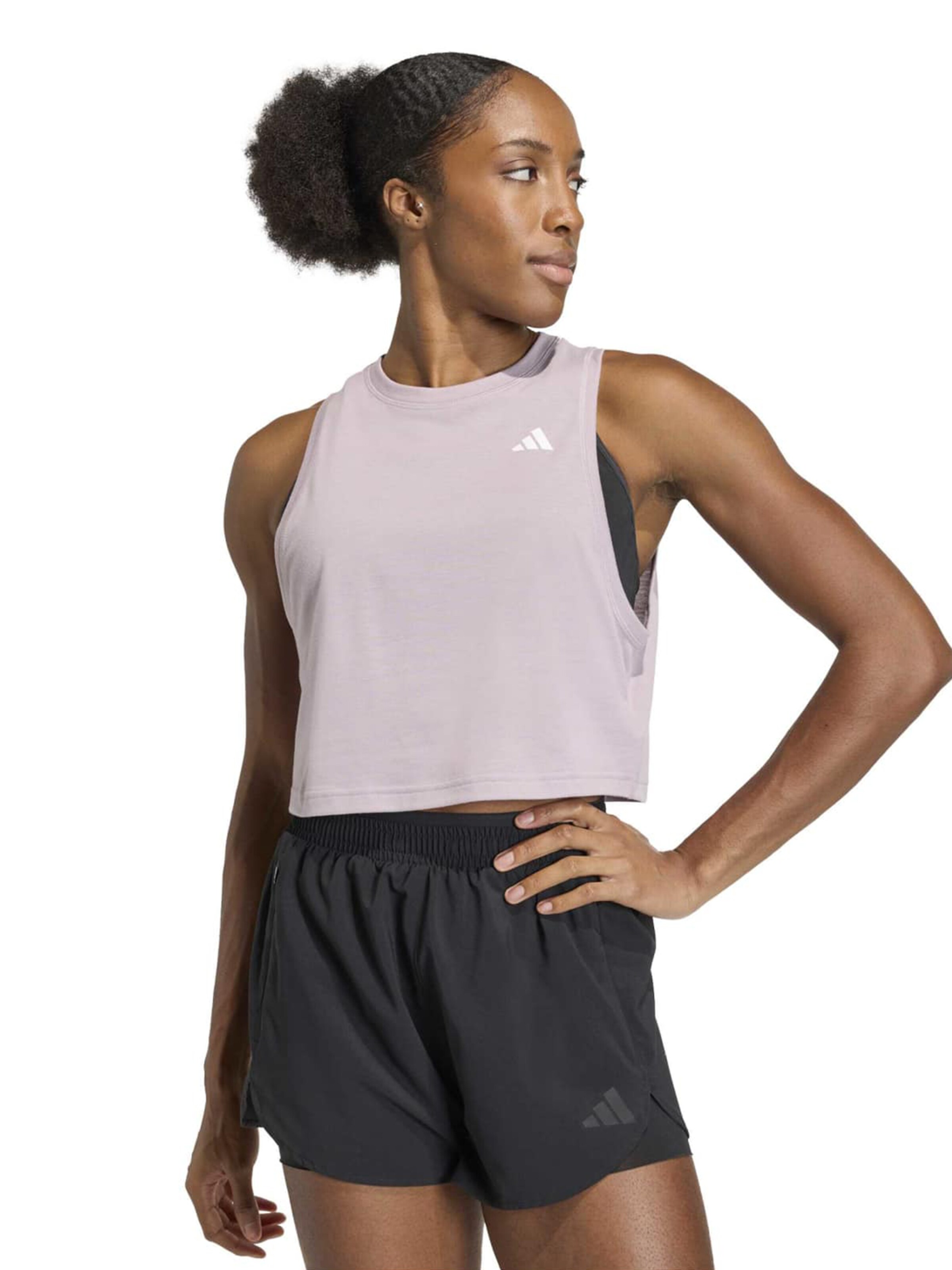 Haut de sport ADIDAS PERFORMANCE en violet : devant