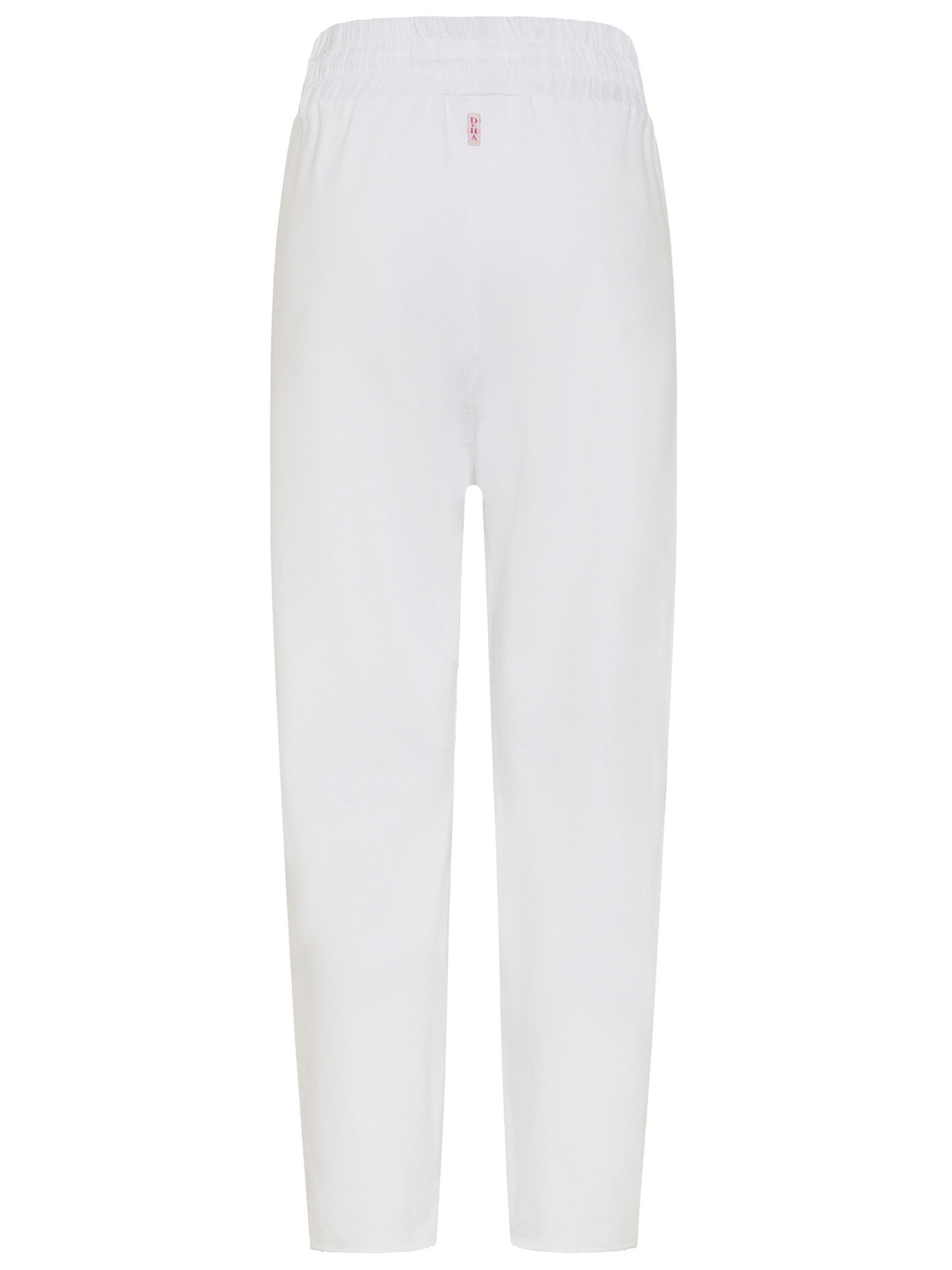Tapered Pantaloni con pieghe di DEHA in bianco