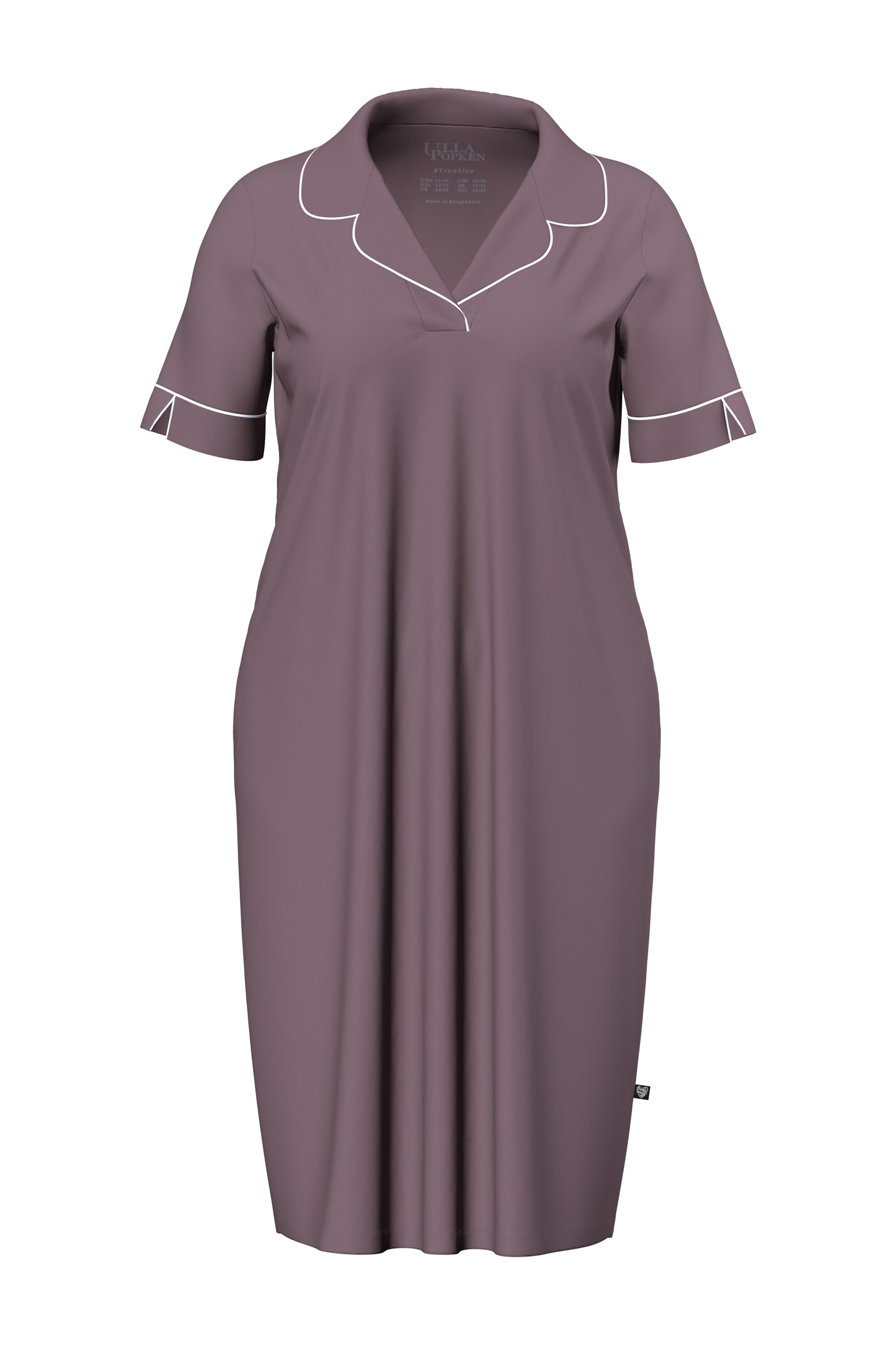 Ulla Popken Nachthemd in Lila: voorkant