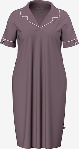 Ulla Popken Nachthemd in Lila: voorkant