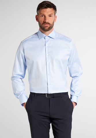 ETERNA Regular fit Business shirt in Blue: front