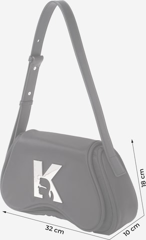 KARL LAGERFELD JEANS Schultertasche in Schwarz