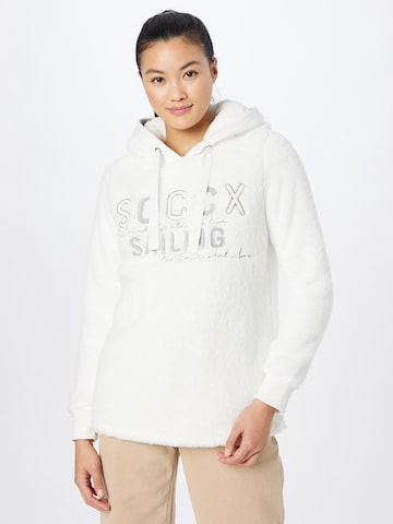 Soccx Sweatshirt 'Into The Blue' in White: front