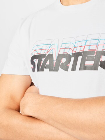 T-Shirt Starter Black Label en blanc