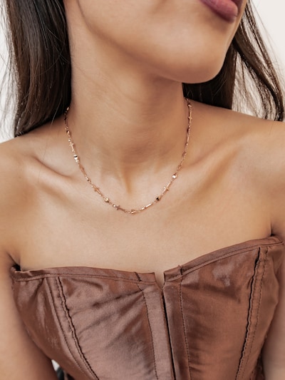 Hey Happiness Ketting in Onesize in de kleur Rose-goud, Productweergave