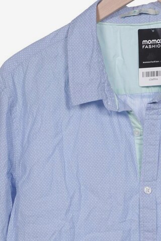 khujo Button Up Shirt in XXXL in Blue