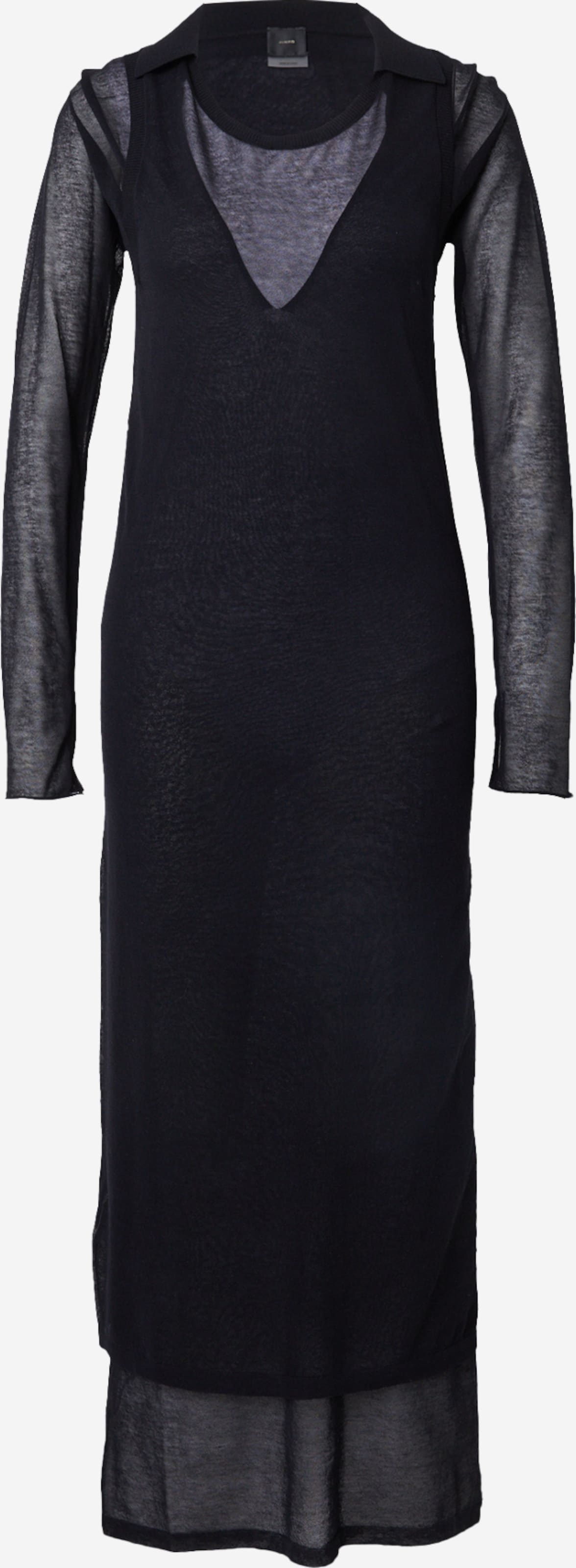 pinko knit dress PINKO Knitted dress 'ASK' in Grey