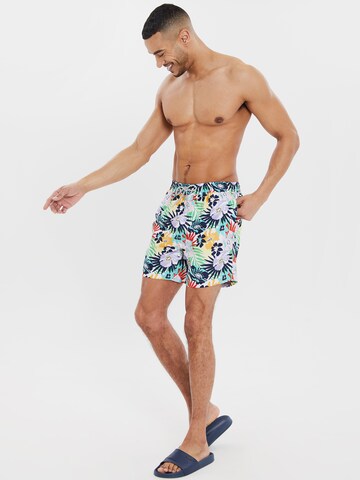 Shorts de bain 'Brava' Threadbare en mélange de couleurs