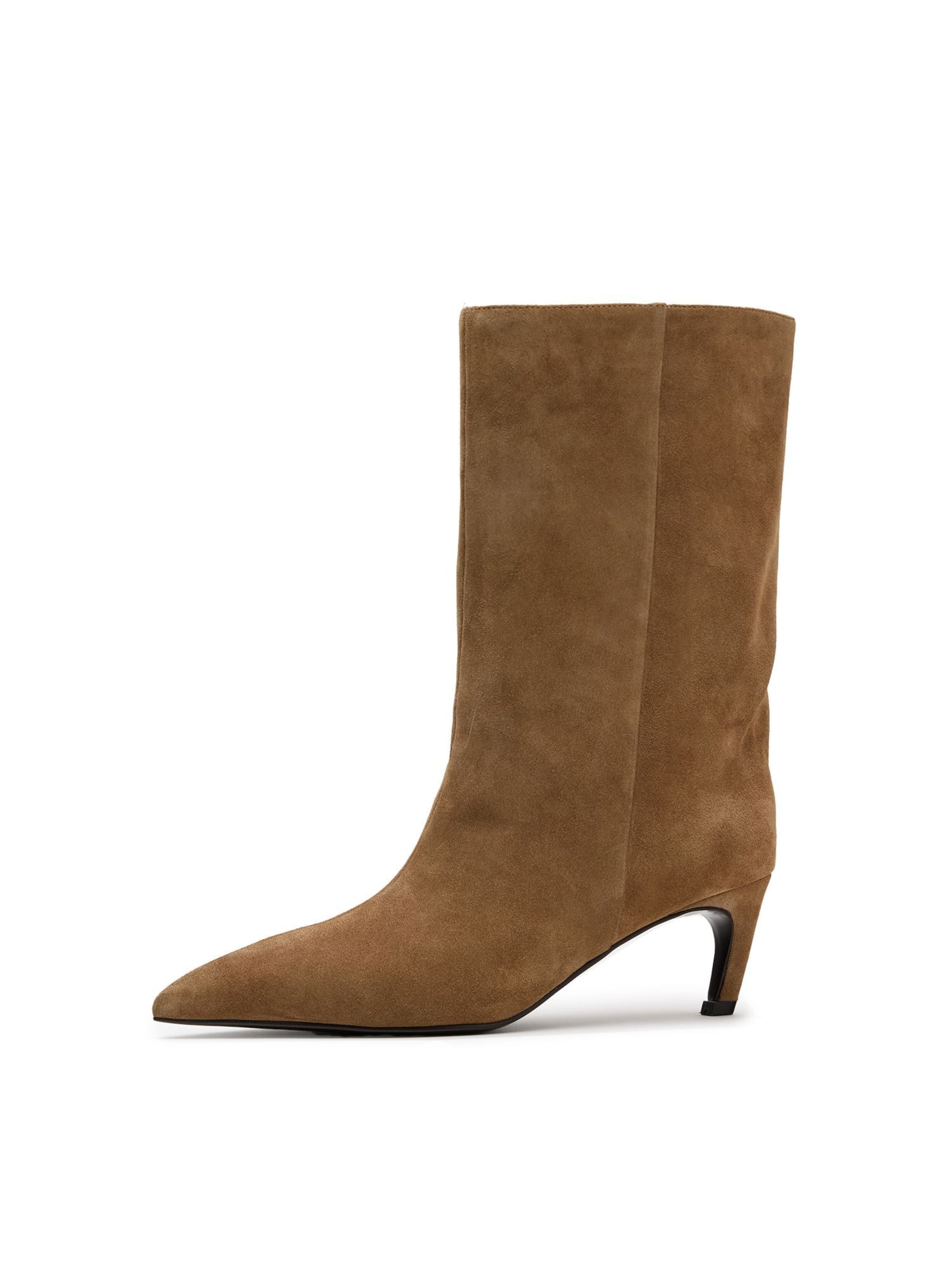 SACHA Bottines en 36 en beige, Vue avec produit