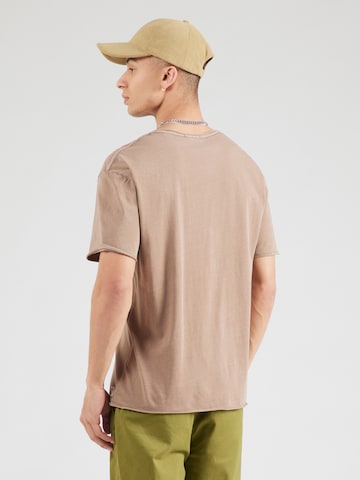 SCOTCH & SODA T-Shirt 'RAW EDGE' in Beige: Rückseite