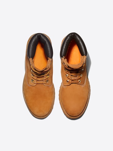 TIMBERLAND Lace-Up Ankle Boots 'Prem Wheat' in Yellow