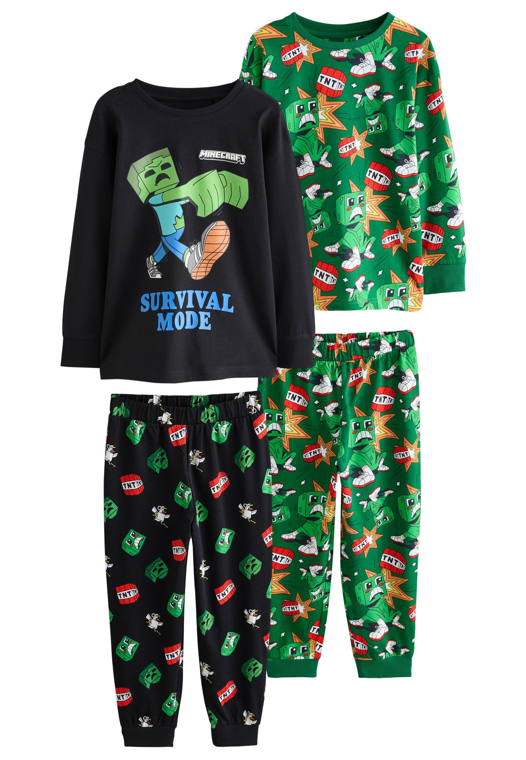 Next Πιτζάμα σε πράσινο: μπροστά