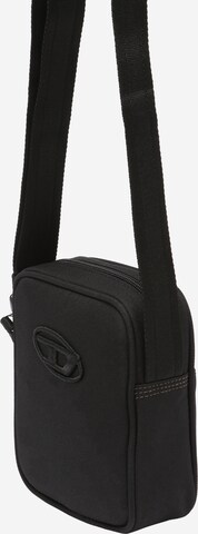 DIESEL - Bolso de hombro en negro: frente