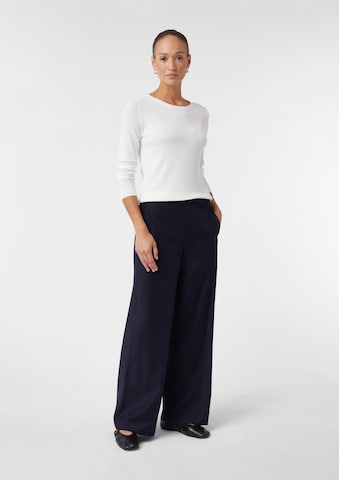 Wide Leg Pantalon COMMA en bleu