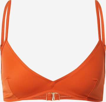 Samsøe Samsøe Triangle Bikini Top 'Malou' in Orange: front