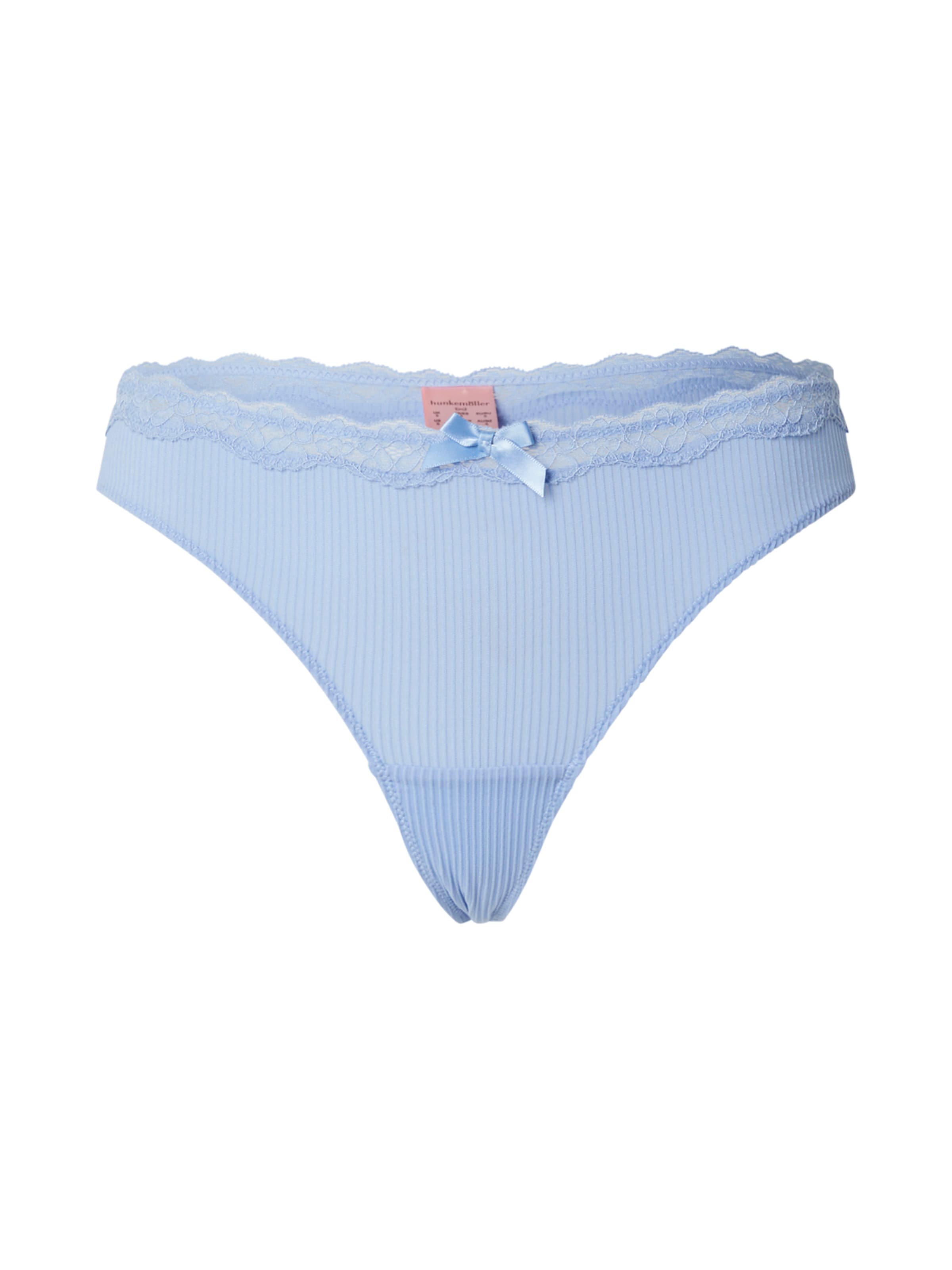 String 'Lola' di Hunkemöller in blu: frontale