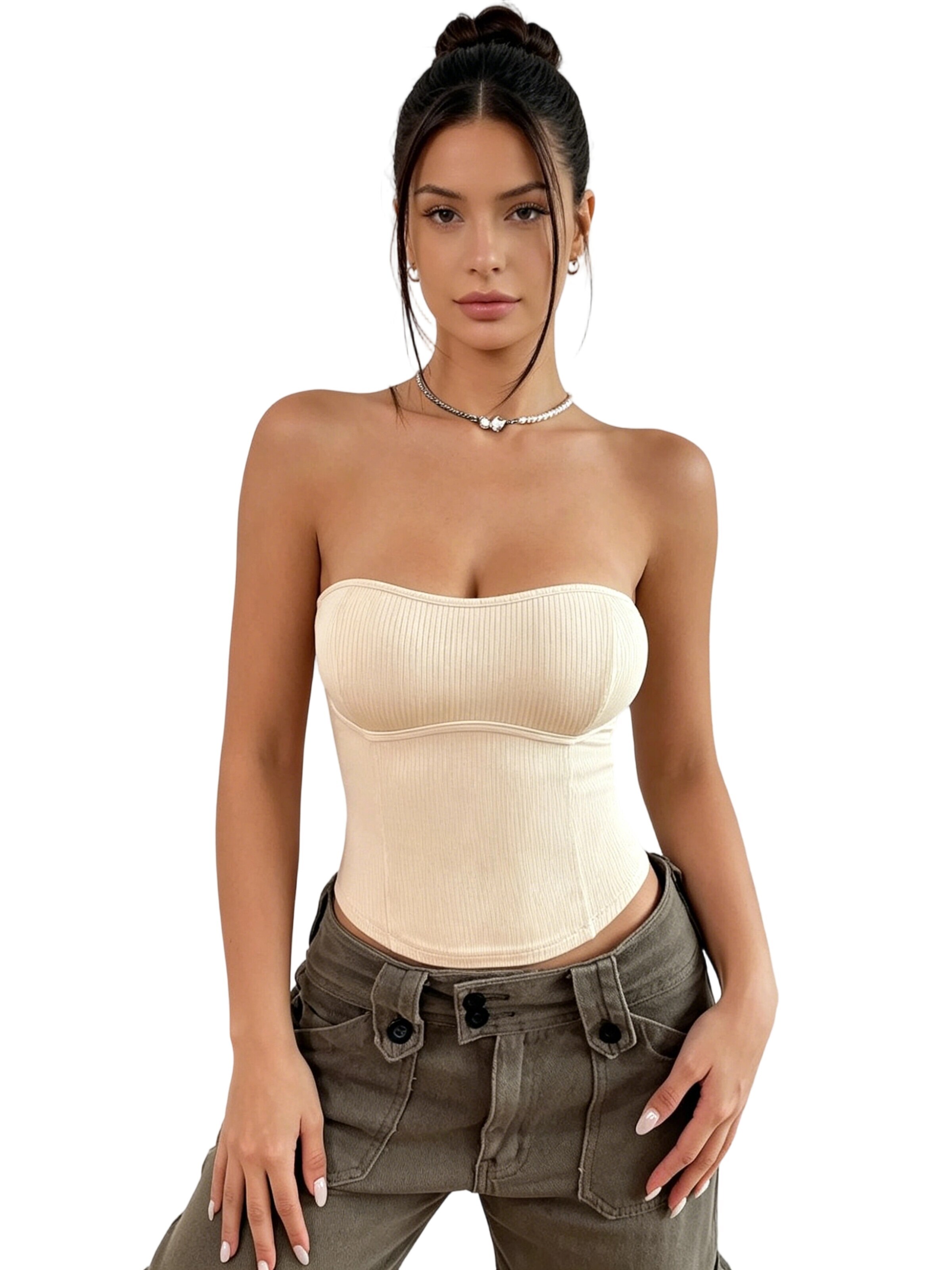 Yesfashion Top in Orange: front