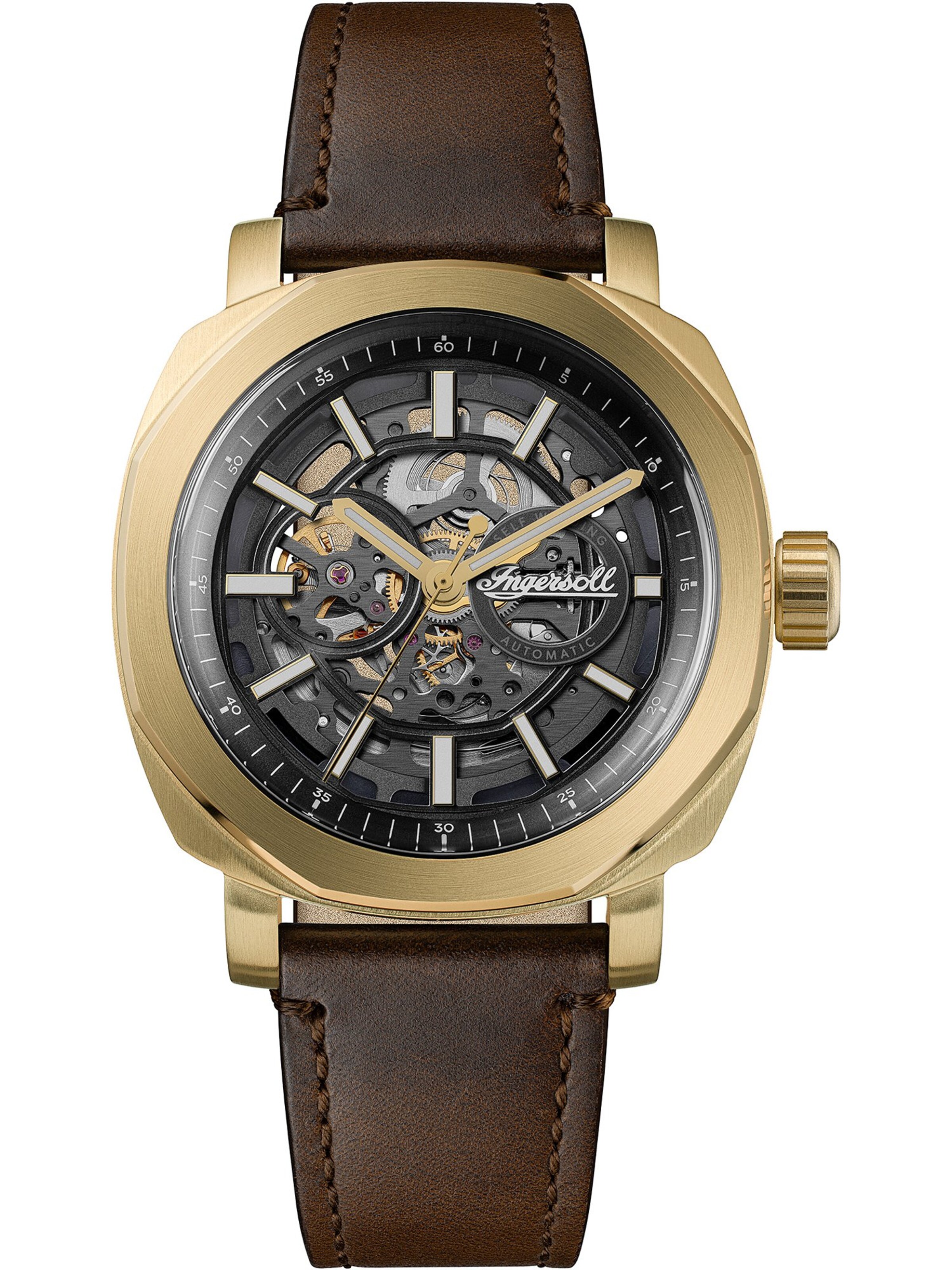 INGERSOLL Uhr in Braun: Vorderseite