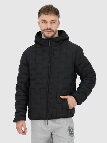 Sergio Tacchini Winterjacke ' ABELIA' in Schwarz: Vorderseite