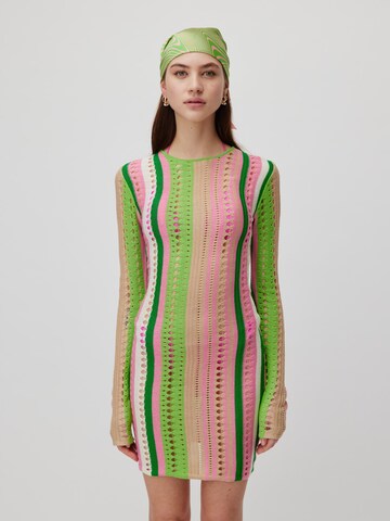 LeGer by Lena Gercke Knit dress 'Stephanie' in Mixed colours: front