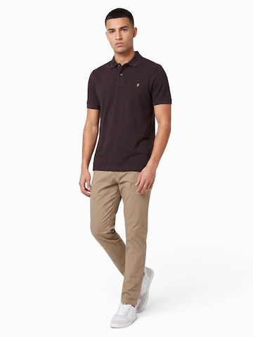 FARAH Poloshirt 'CUNNINGHAM' in Schwarz