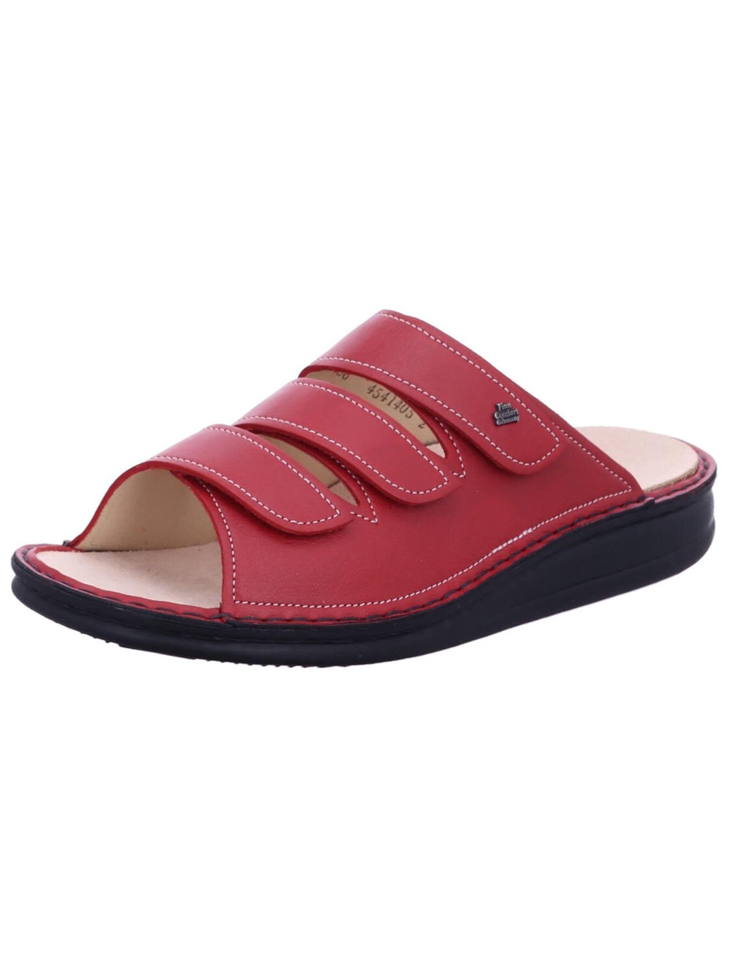 Zoccoletto '01508 604420' di Finn Comfort in rosso: frontale