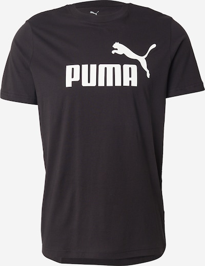 Sportiniai marškinėliai 'Essential No. 1' iš PUMA, spalva – juoda / balta, Prekių apžvalga