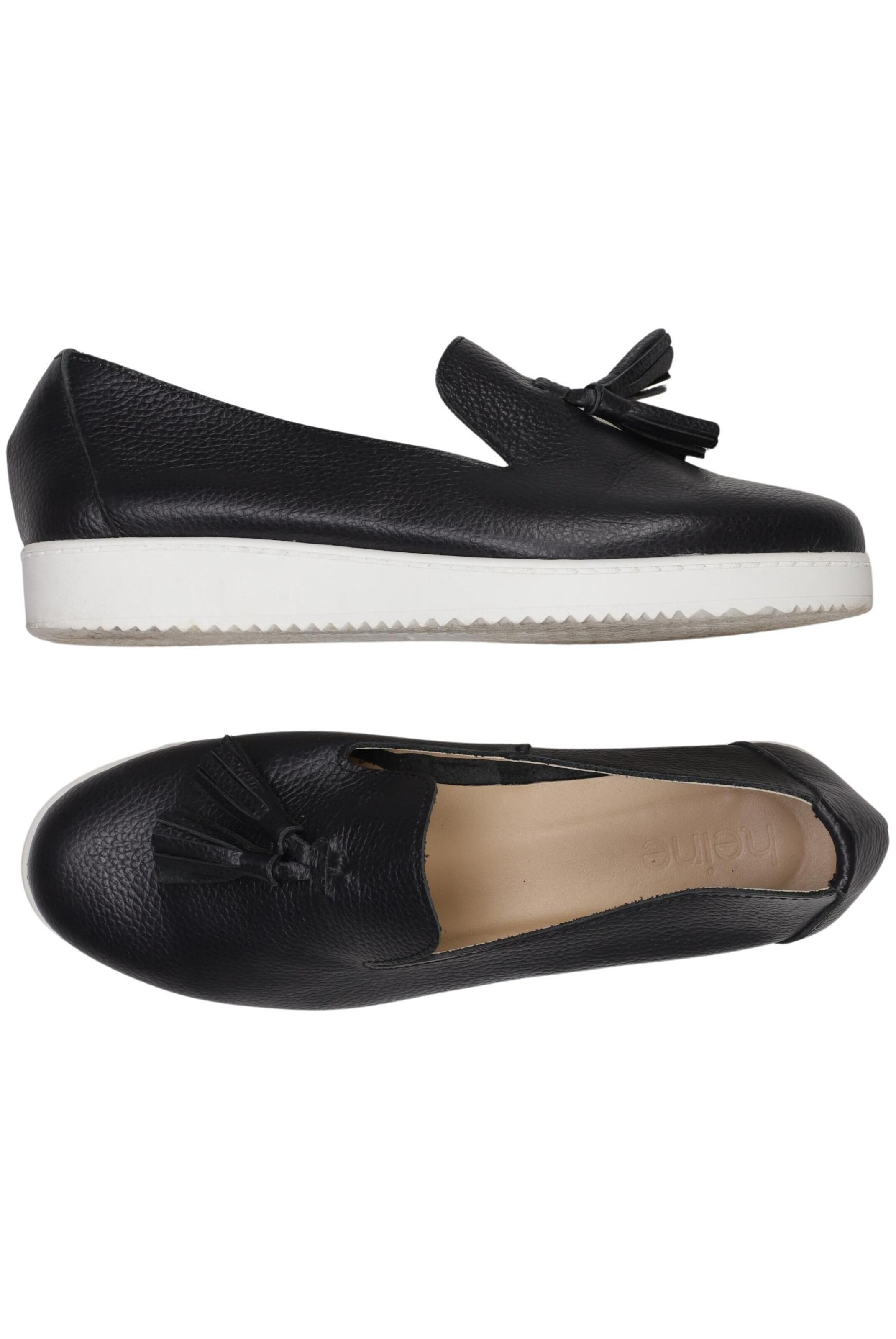 heine Flats & Loafers in 38 in Black: front