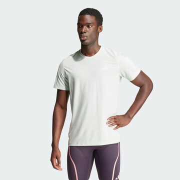 T-Shirt fonctionnel 'Own the Run' ADIDAS PERFORMANCE en vert : devant