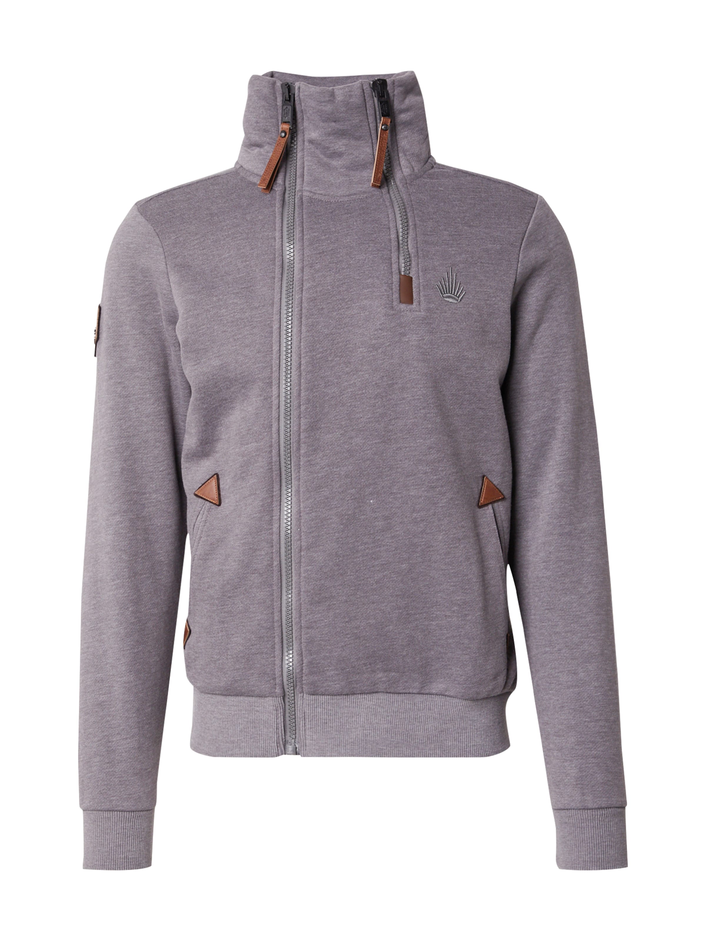 naketano Ζακέτα φούτερ σε γκρι: μπροστά