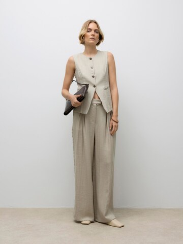 Gilet de costume 'AWSIGA' VERO MODA en gris : devant