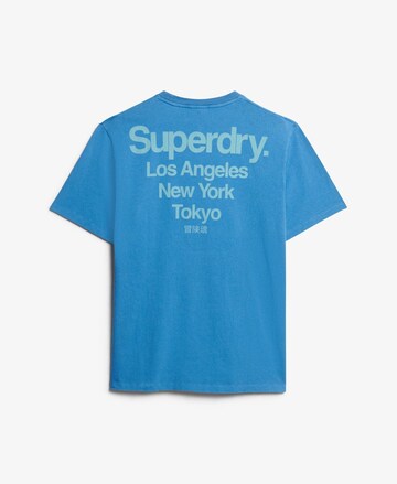T-Shirt 'Core City' Superdry en bleu