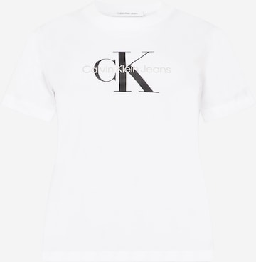 Calvin Klein Curve Shirt in Wit: voorkant