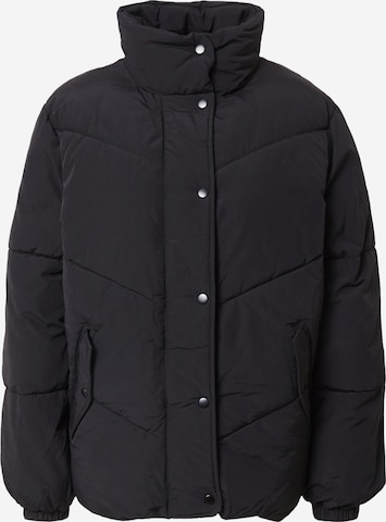 Warehouse Between-season jacket in Black: front