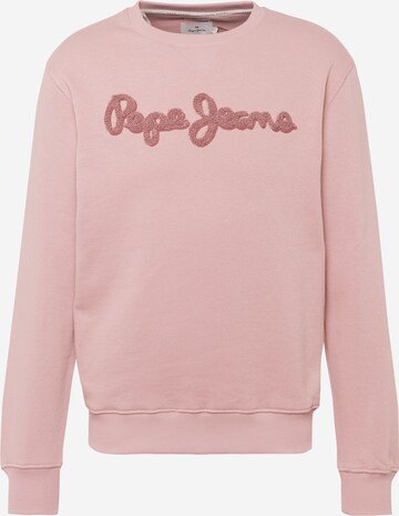 Pepe Jeans Sweatshirt 'RYAN' in Roze: voorkant