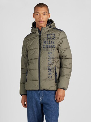 CAMP DAVID Winter Jacket in Green: front