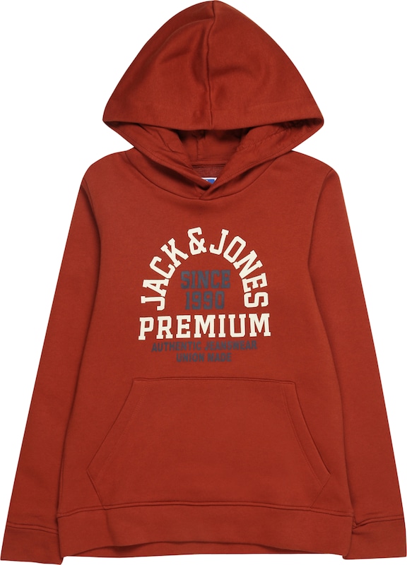 Jack & Jones Junior Sweatshirt 'Booster' in Rostbraun PN8780 Jack & Jones Junior Sweatshirt 'Booster' in Rostbraun PN8780