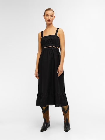 Robe OBJECT en noir : devant