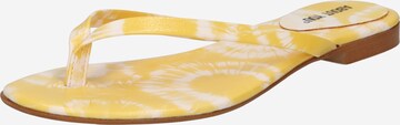 ABOUT YOU - Sandalias de dedo 'Lucia' en amarillo: frente